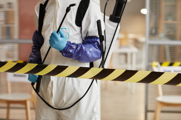 Professional Biohazard technician working in Warrington, FL